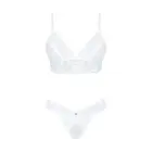 Obsessive Lingerie Set with Floral Lace, Pendant, and Stockings – XL/2XL — Photo 3