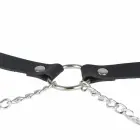 Subblime Leather Belt Harness Black – Adjustable Chain Detail, One Size — Photo 8