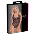 Cottelli LINGERIE nėrinių bodis su atviru tarpkoju – juodas – XL — Nuotrauka 1