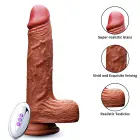 Realistic Thrusting Vibrator – 21 cm — Photo 4