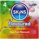 Skins Multi Flavors Premium Flavored Condoms – 4 pcs. — Photo 1