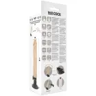 BASECOCK Vibrating Model гибкий вибратор с пультом управления – 21 см (8.2″) – телесный — Фото 4