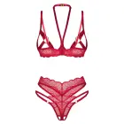Obsessive Cupide Desir Lingerie Set – Red – S/M — Photo 3