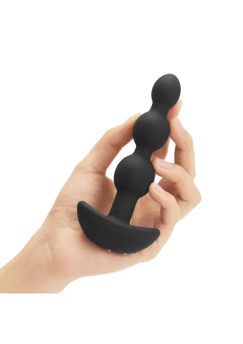 B-Vibe Triplet Anal Beads – Medium – Black Photo
