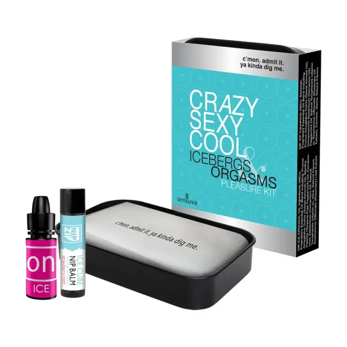 Sensuva Crazy Sexy Pleasure Kit – набор интимного охлаждающего масла и клубничного бальзама