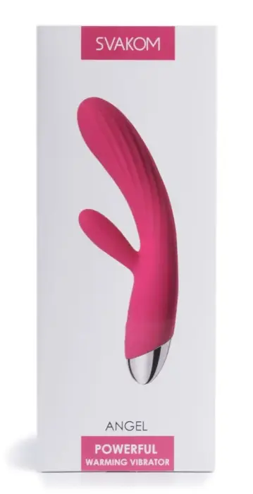 Angel согревающий кролик-вибратор – 19 cm (7.5″) – красный