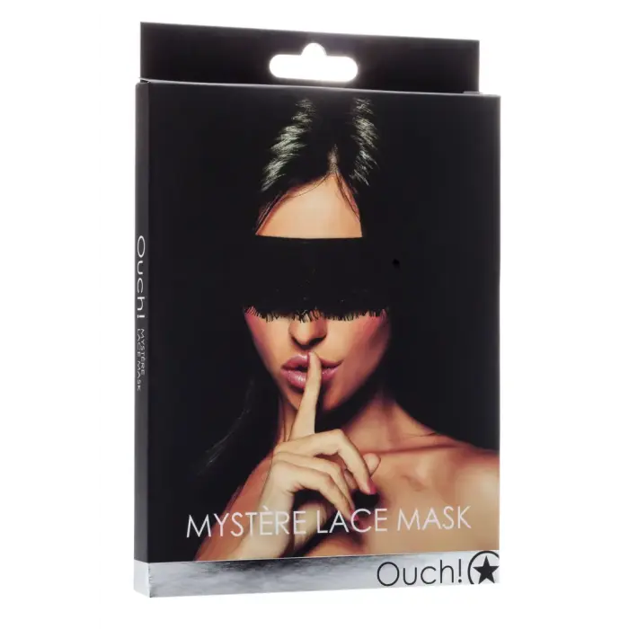 Ouch! Mystère кружевная повязка на глаза – чёрная