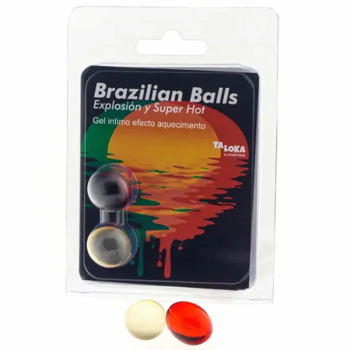 Taloka Brazilian Balls массажные гелевые капсулы – интенсивный согревающий эффект – 2 шт.