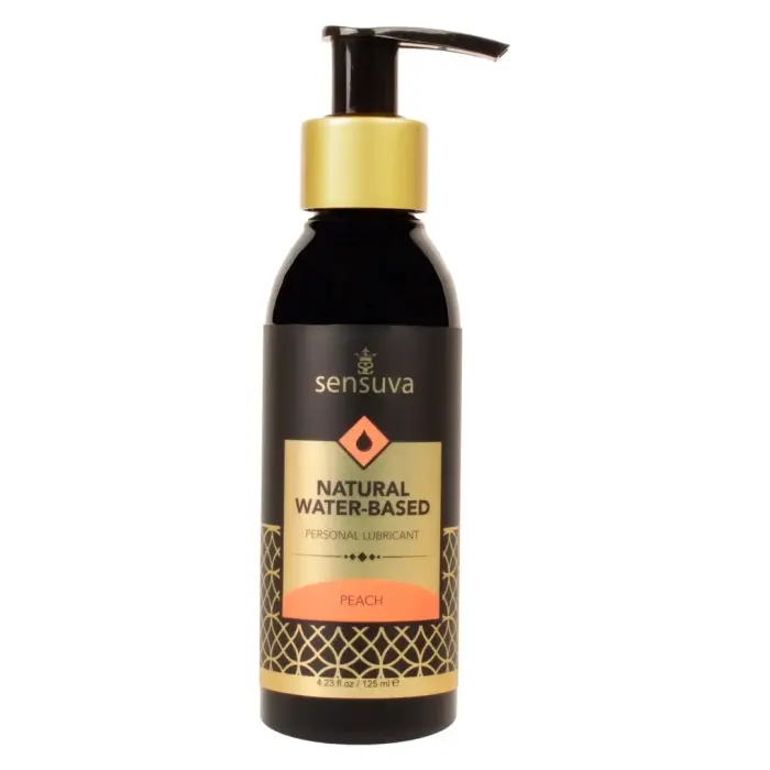 Sensuva Natural Water-Based Peach Lubricant – 125 ml
