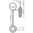 You2Toys PenisPlug – uretralinis vibratorius su varpos žiedu – silikonas — Nuotrauka 7