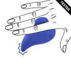Loveline Ergo Grip Lay On Massager – Blue — Photo 7