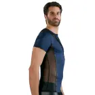 Men's Shirt with Lacing and D-Ring – Blue/Black – L — Photo 4