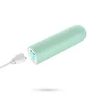 Quackers įkraunamas kulkos vibratorius – 8.6 cm (3.4″) – žalias — Nuotrauka 5