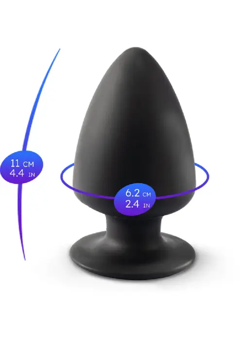 Silex-D Anal Plug – M – Black