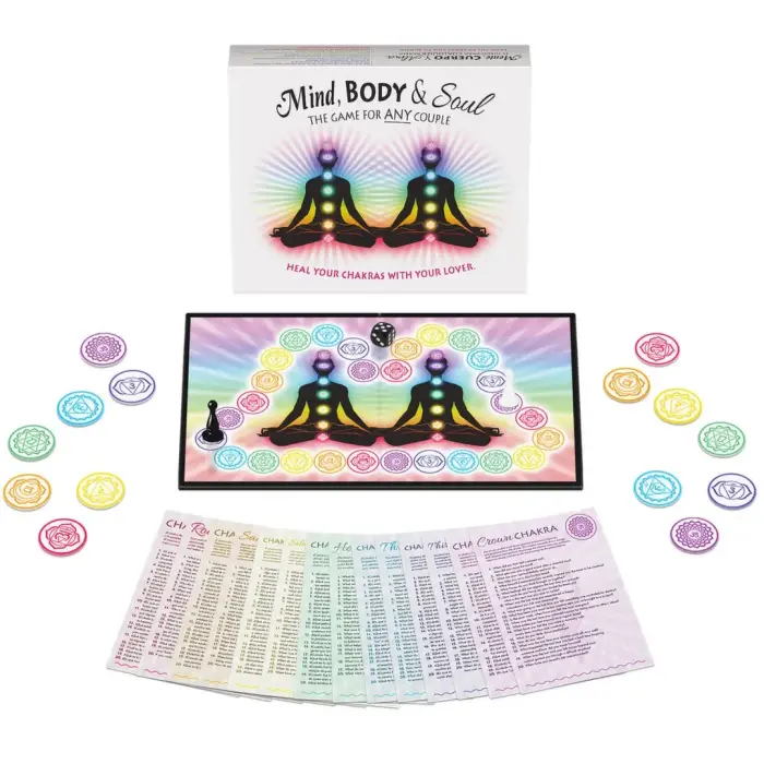 Kheper Games Mind Body & Soul Chakra Alignment Board Game for Couples