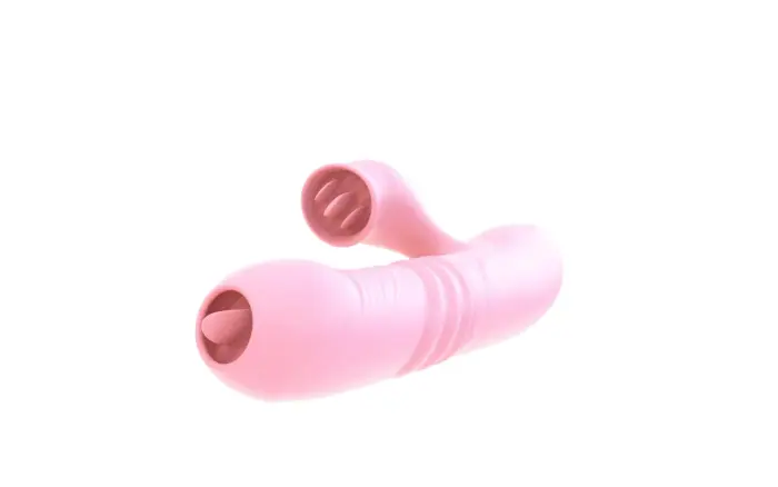 Wibrator-Fanny USB vibrators – rozā Foto 2