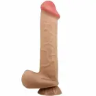 Pretty Love Sliding Skin Intimate Machine ar piesūcekni – 26 cm (10.2″) – miesas krāsa — Foto 3