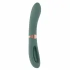 Двойной вибратор Evolved Novelties Chick Flick – 21.8 cm (8.6″) – зеленый — Фото 3