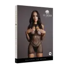 Мини-платье с открытыми чашечками Duo Net – чёрное – One size — Фото 1