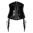 Guilty Pleasure Wondering Waist Cincher – Datex paelkinnitusega vöökorsett eemaldatavate rihmadega – must – Suurus: L — Foto 5