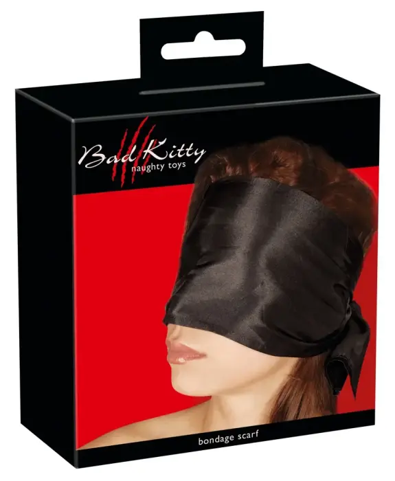 Bondage Satin Scarf – Black