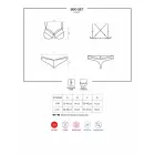 Bielizna-860-SET-3 2-daļīgs apakšveļas komplekts – sarkans – L/XL — Foto 7