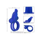 Dual Pleaser Enhancer – rechargeable vibrating cock ring with tongue and remote — Photo 4
