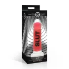 SLUT - Raudonas dildo - 18.5 cm (7.3″) — Nuotrauka 1