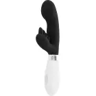 Dorcel Glossy Elvi – вибратор-кролик с двойным мотором – 10 режимов, силикон – чёрный – 12 см — Фото 3