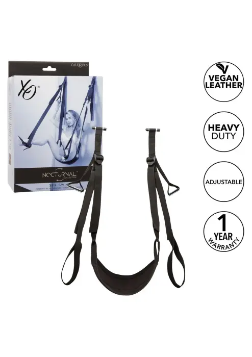 Nocturnal seksa šūpoles – melnas Foto 9