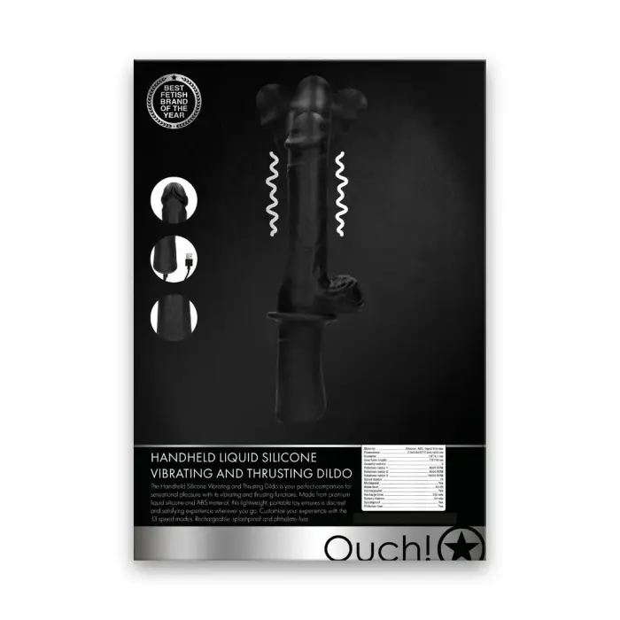 Ouch! OU952BLK Adjustable Black Bondage Restraint System