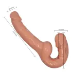 BAILE STRAPLESS Strap-On Dildo – 20–23 cm (8–9″) – Skin — Photo 7