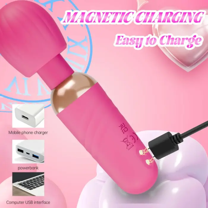 Little Fairy Wand vibrators – 14 cm – rozā Foto 11