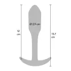 Gluds anālais spraudnis XL – 13.7 cm (5.4″) – Melns — Foto 2