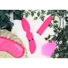 Pleasure Kit #4 - Vibrator with Different Attachments - Pink — Photo 5
