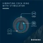 Boners Vibrating Silicone Ring – regulējama stimulācijas bumbiņa – 10 modes — Foto 3