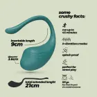 Tamago Rechargeable Vibrating Egg with Remote Control – 9 cm – Green — Photo 6