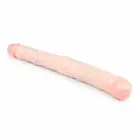 EasyToys – paindlik kahe otsaga dildo – kehaohutu silikoon – roosa – 50 cm — Foto 3