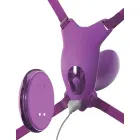Ultimate G taško drugelio strap-on vibratorius – 10 cm (4″) – rožinis — Nuotrauka 3