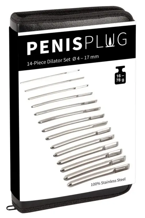PPlug 14 dalių šlaplės plėtiklių rinkinys