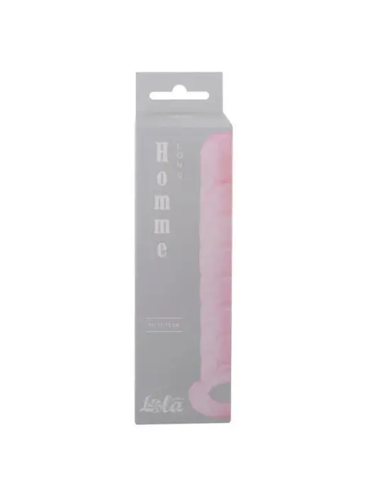 Homme Long насадка на член – 15.5 cm – розовый