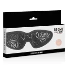 BEGME Black Edition Premium повязка на глаза с неопреновой подкладкой – чёрная — Фото 6