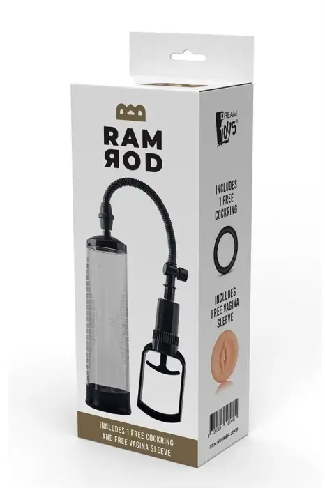 RAMROD Trigger varpos siurblys ir masturbatorius – skaidrus