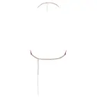 Cottelli Accessoires – топ из металлических пластин с регулируемыми цепочками – розовое золото — Фото 8