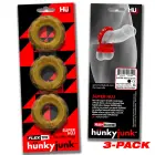 Super Huj – 3-pack Stretchy Cockrings – Bronze Metallic — Photo 1
