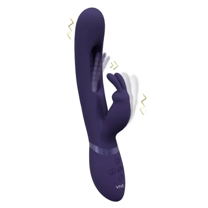 VIVE Mika Model VIVE057 trīs motoru vibrators – violets