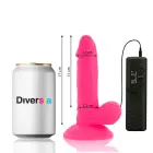 Diversia Flexible Vibrating Dildo – 17 cm (6.7″) – Pink — Photo 2