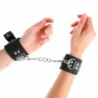 KINK нейлоновые фиксаторы для запястий – чёрные, регулируемые с кожаным ремешком 19-29cm — Фото 4