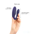 MATCH UP Dvigubos penetracijos vibratorius – Midnight Indigo — Nuotrauka 7