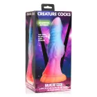 Galactic Creature tamsoje šviečiantis dildo – 23+ cm (10.5″) – spalvotas — Nuotrauka 1